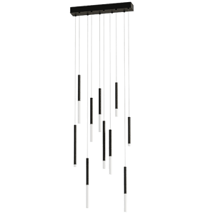 Programmable Cylinder Ten Pendant Linear 38" Fixture